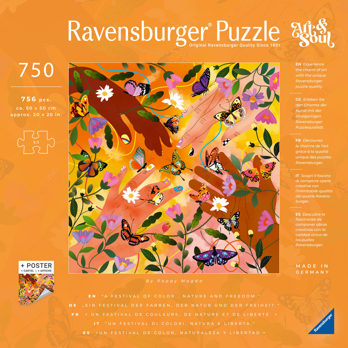 Art & Soul: #7 Flower Festival 750pc [Ravensburger Puzzle]