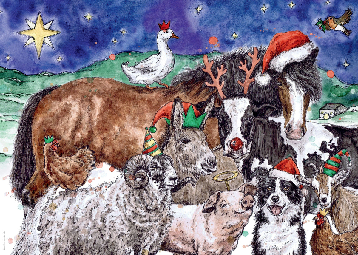 Christmas: Herd it's nearly Christmas 1000pc [Ravensburger Puzzle]