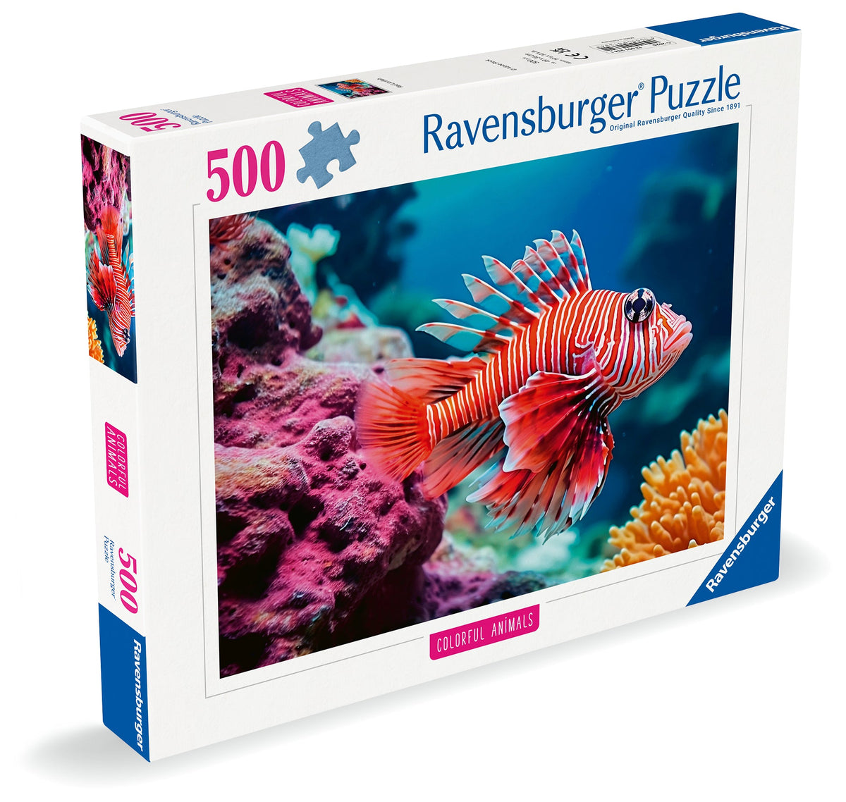 Colourful Animals: Red Lionfish 500pc [Ravensburger Puzzle]