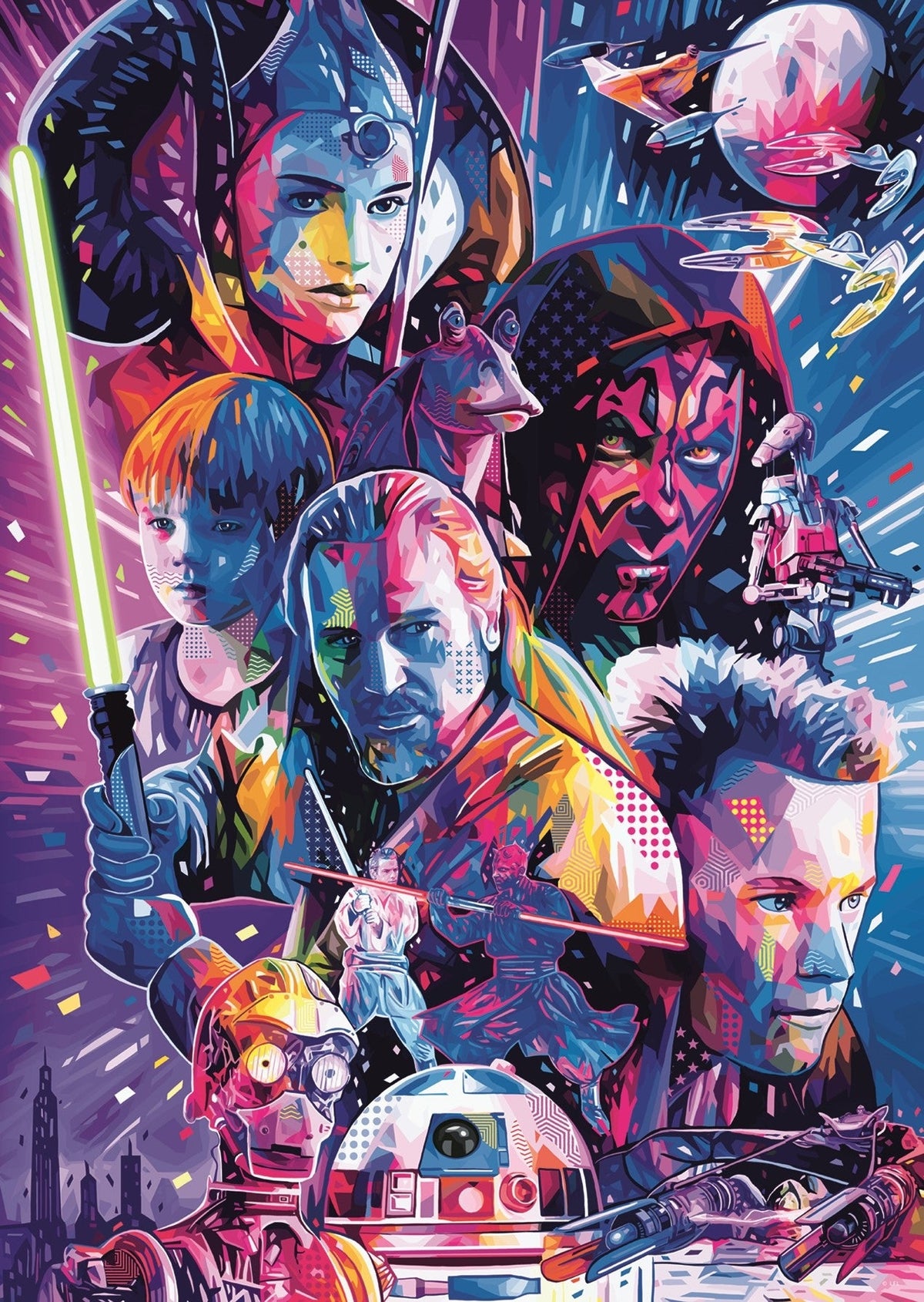 Star Wars The Hyperspace Collection: The Phantom Menace 500pc [Ravensburger Puzzle]