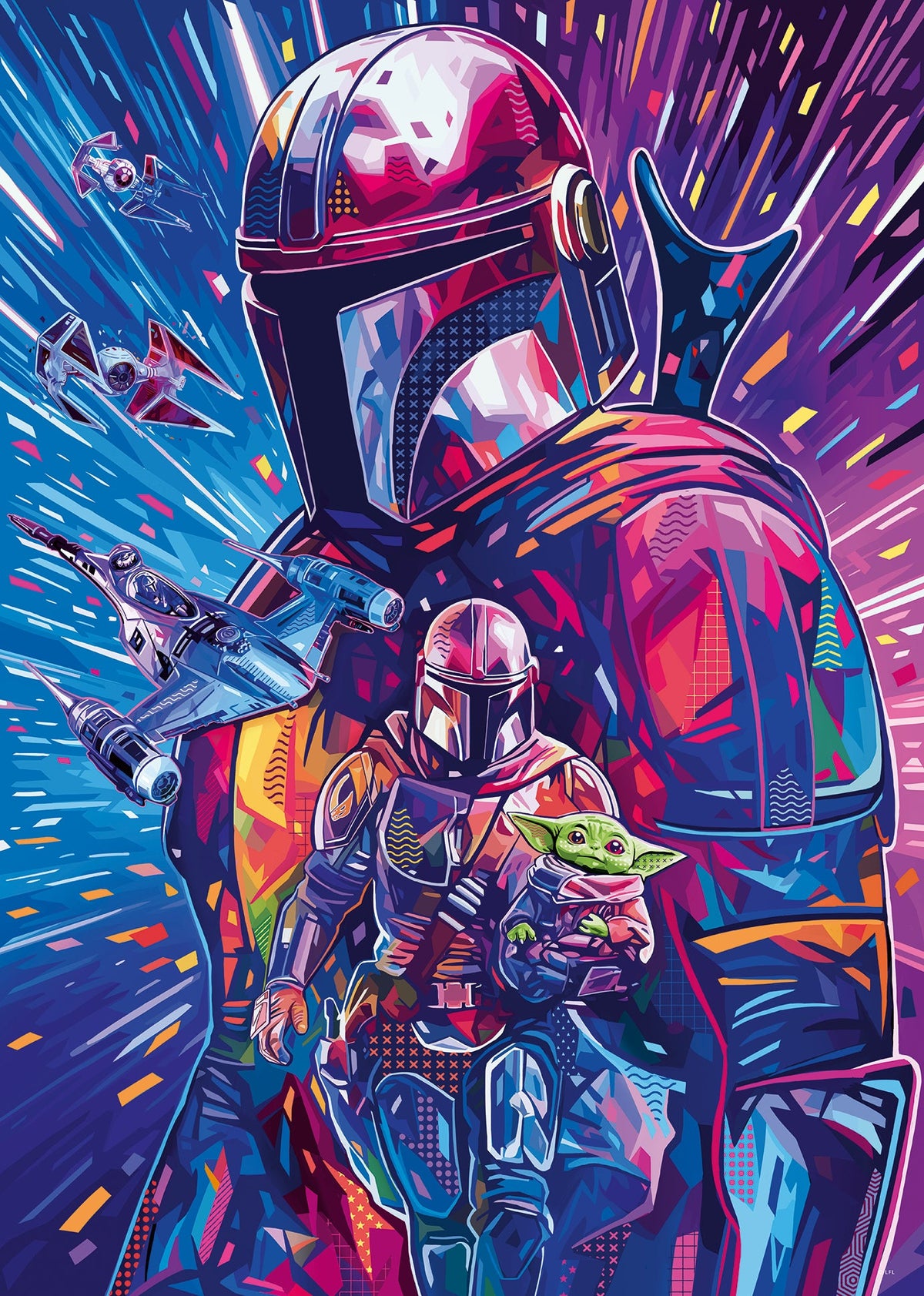 Star Wars The Hyperspace Collection: The Mandalorian 500pc [Ravensburger Puzzle]