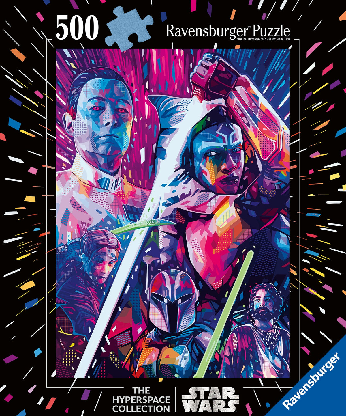 Star Wars The Hyperspace Collection: Ahsoka 500pc [Ravensburger Puzzle]
