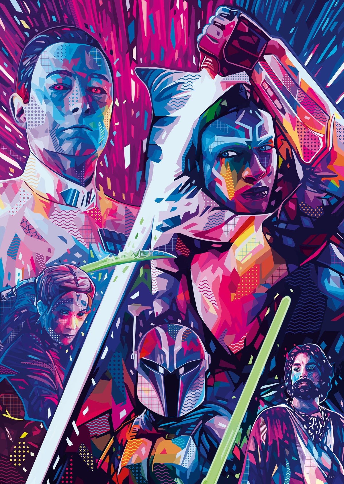 Star Wars The Hyperspace Collection: Ahsoka 500pc [Ravensburger Puzzle]
