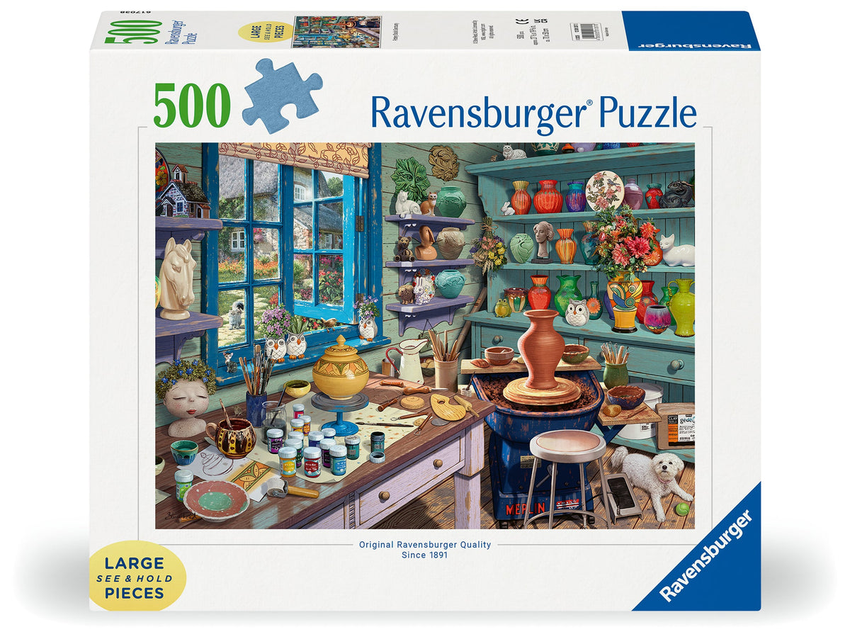Pottery Studio Sanctuary 500pcLF [Ravensburger Puzzle]