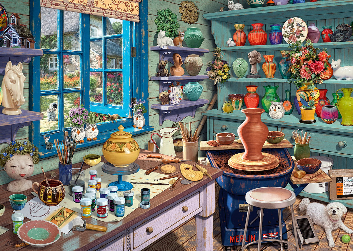 Pottery Studio Sanctuary 500pcLF [Ravensburger Puzzle]