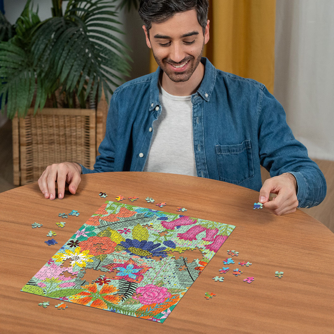 World Jigsaw Puzzle Championship: Flowerjungle 500pc [Ravensburger Puzzle]