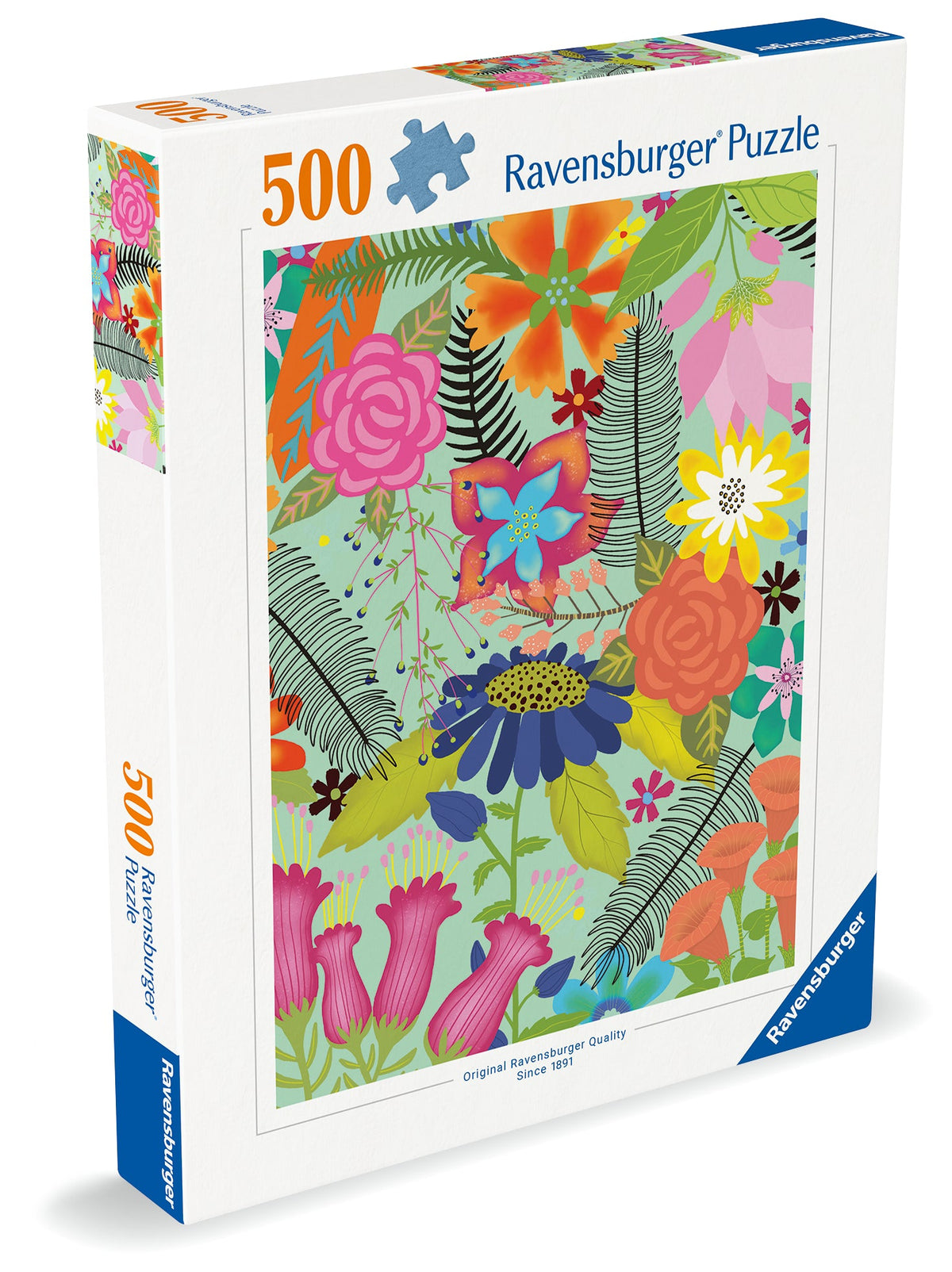 World Jigsaw Puzzle Championship: Flowerjungle 500pc [Ravensburger Puzzle]