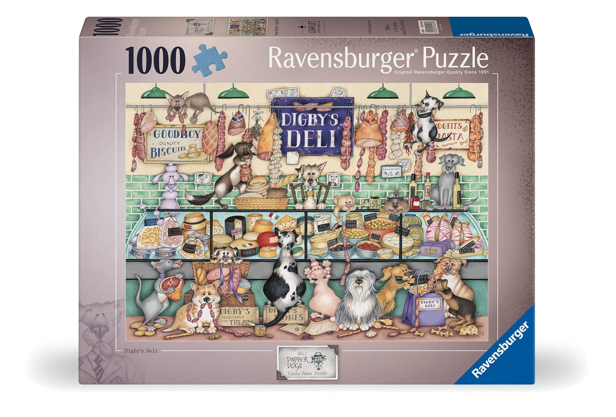 Linda Jane Smith: Dapper Dogs #1 Digby's Deli 1000pc [Ravensburger Puzzle]