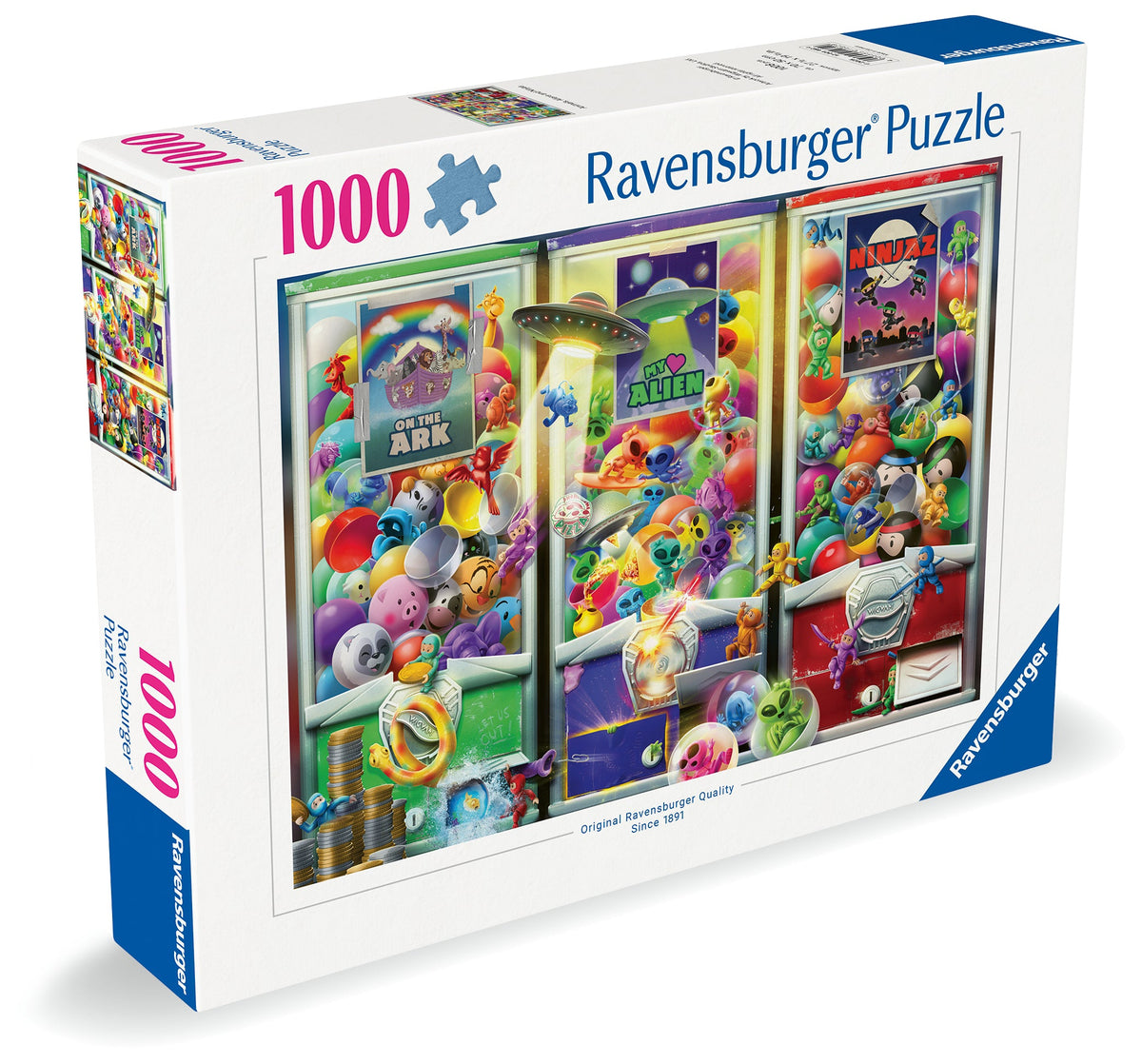 Animals, Aliens and Ninjas 1000pc [Ravensburger Puzzle]