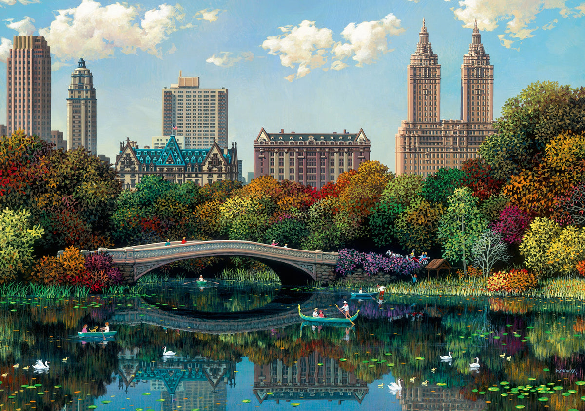 NY Central Park, Bow Bridge 1000pc [Ravensburger Puzzle]