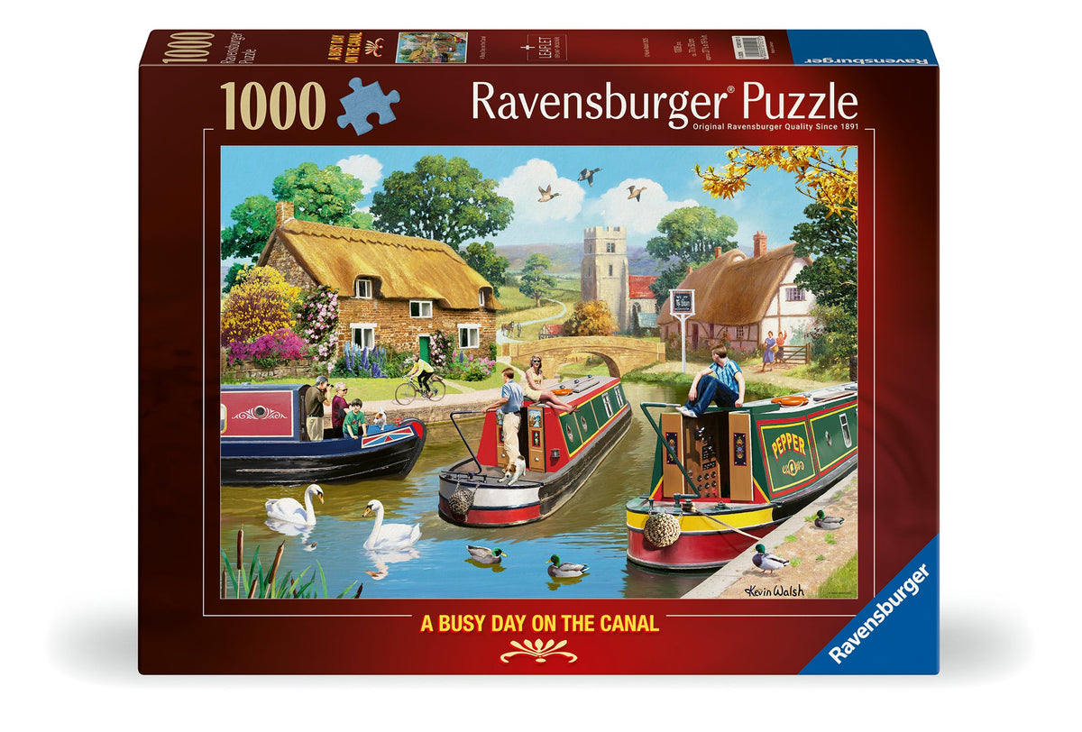 A Busy Day on the Canal 1000pc [Ravensburger Puzzle]