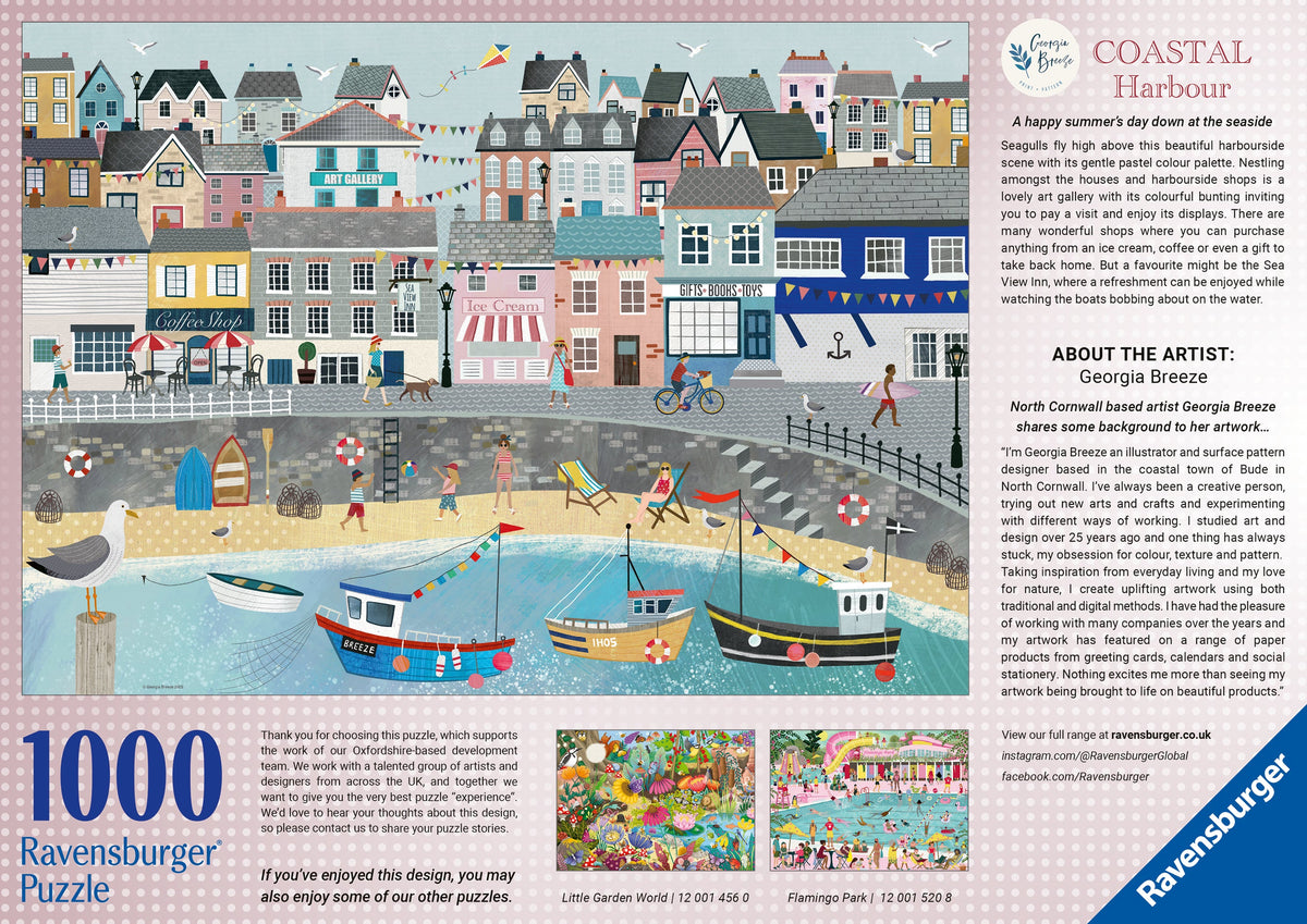 Coastal Harbour 1000pc [Ravenburger Puzzle]