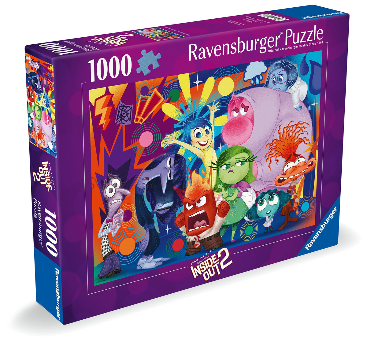 Disney Pixar Inside Out 2: Emotions at HQ 1000pc [Ravensburger Puzzle]