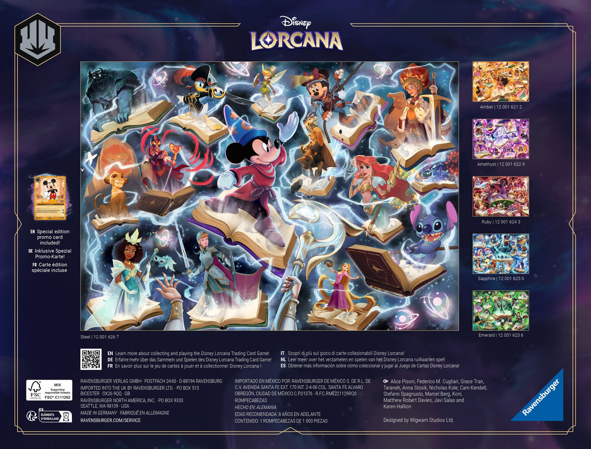 Disney Lorcana: Steel 1000pc [Ravensburger Puzzle]