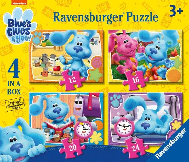 Blues Clues: We Love a Blues Clues Day - 4 in a Box (Ravensburger Puzzle)