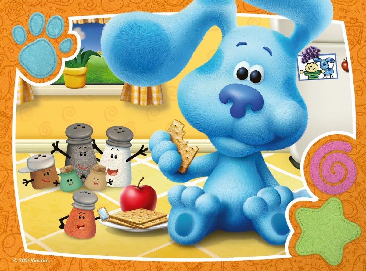 Blues Clues: We Love a Blues Clues Day - 4 in a Box (Ravensburger Puzzle)