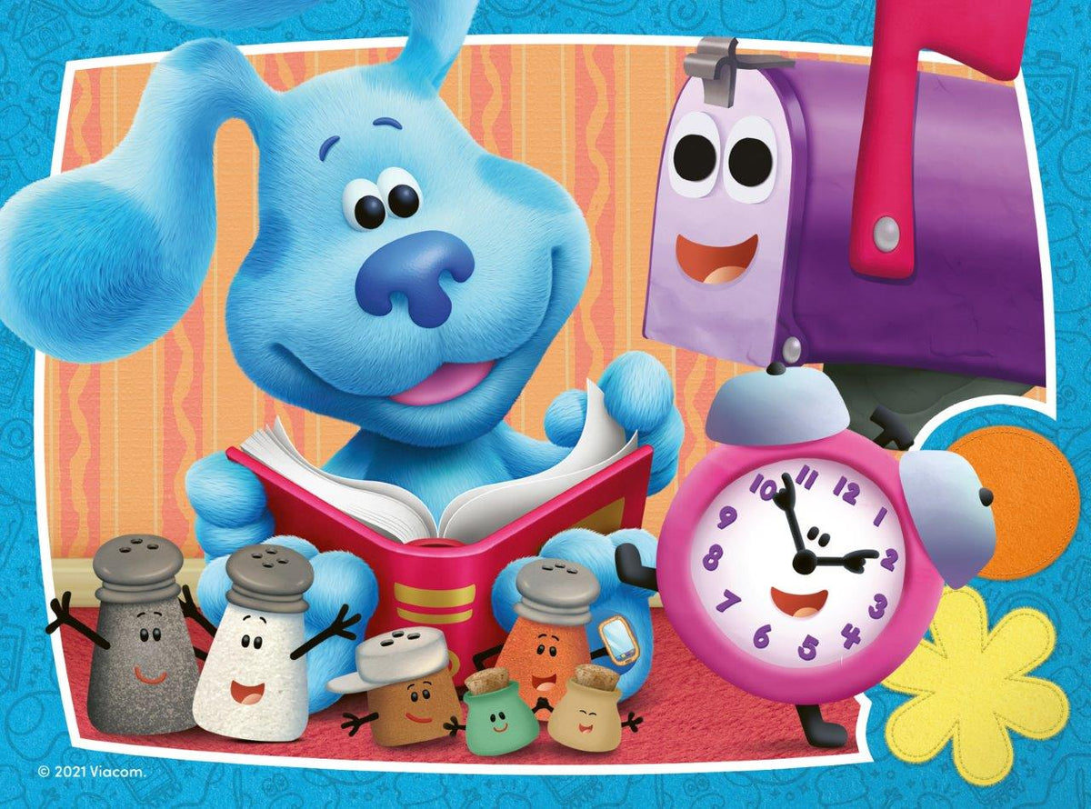 Blues Clues: We Love a Blues Clues Day - 4 in a Box [Ravensburger Puzzle]