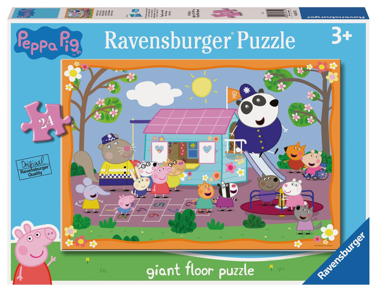 Peppa Pig: Fun at the Clubhouse Giant Floor Puzzle 24pc [Ravensburger Puzzle]