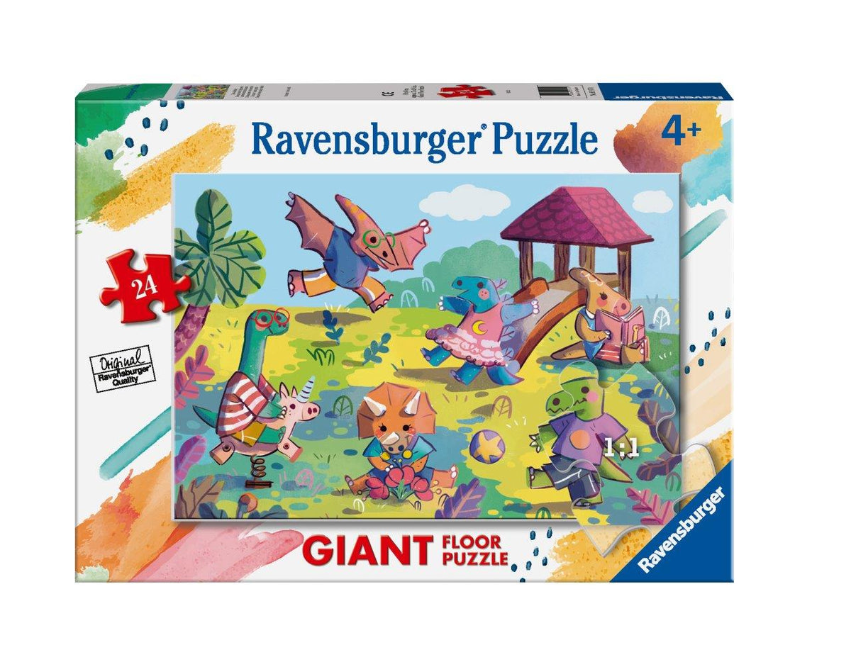 Dinosaurs at Playground 24pc SuperSize [Ravensburger Puzzle]
