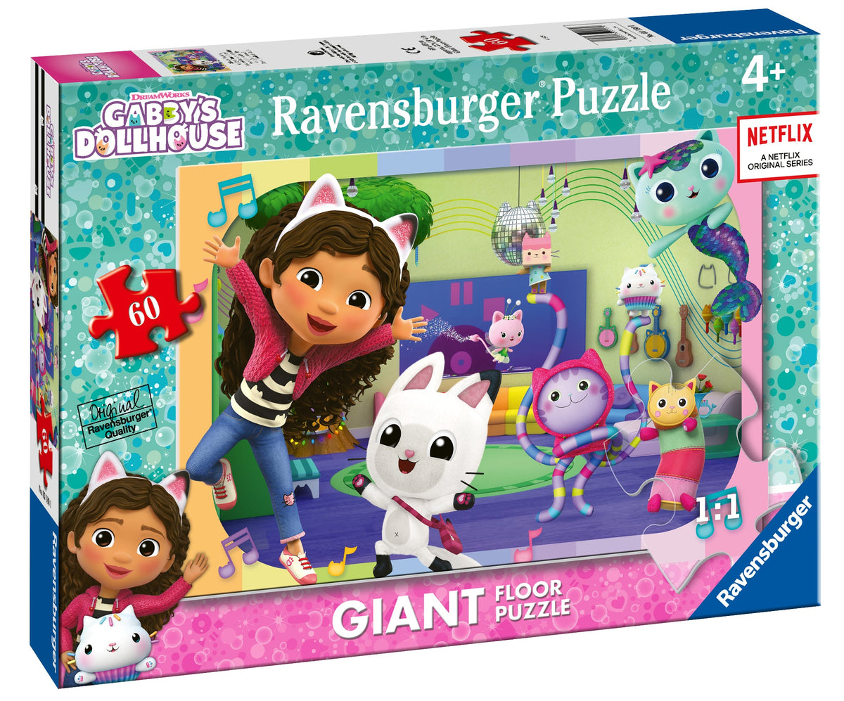 Gabby's Dollhouse: Giant Floor Puzzle 60pc [Ravensburger Puzzle]