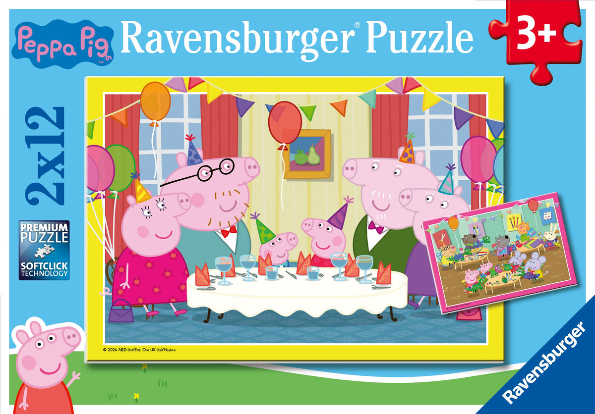 Peppa Pig: TBC 2x12pc [Ravensburger Puzzle]