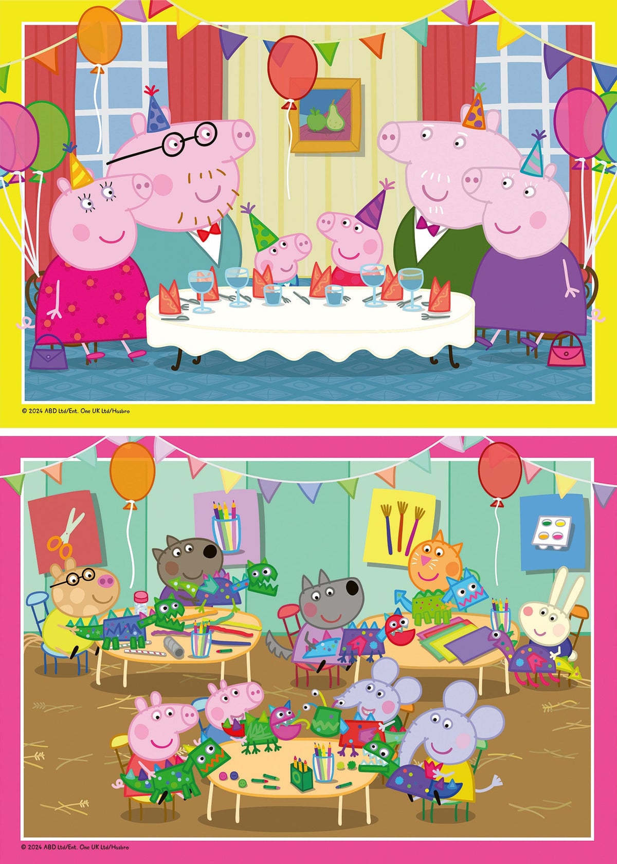 Peppa Pig: TBC 2x12pc [Ravensburger Puzzle]