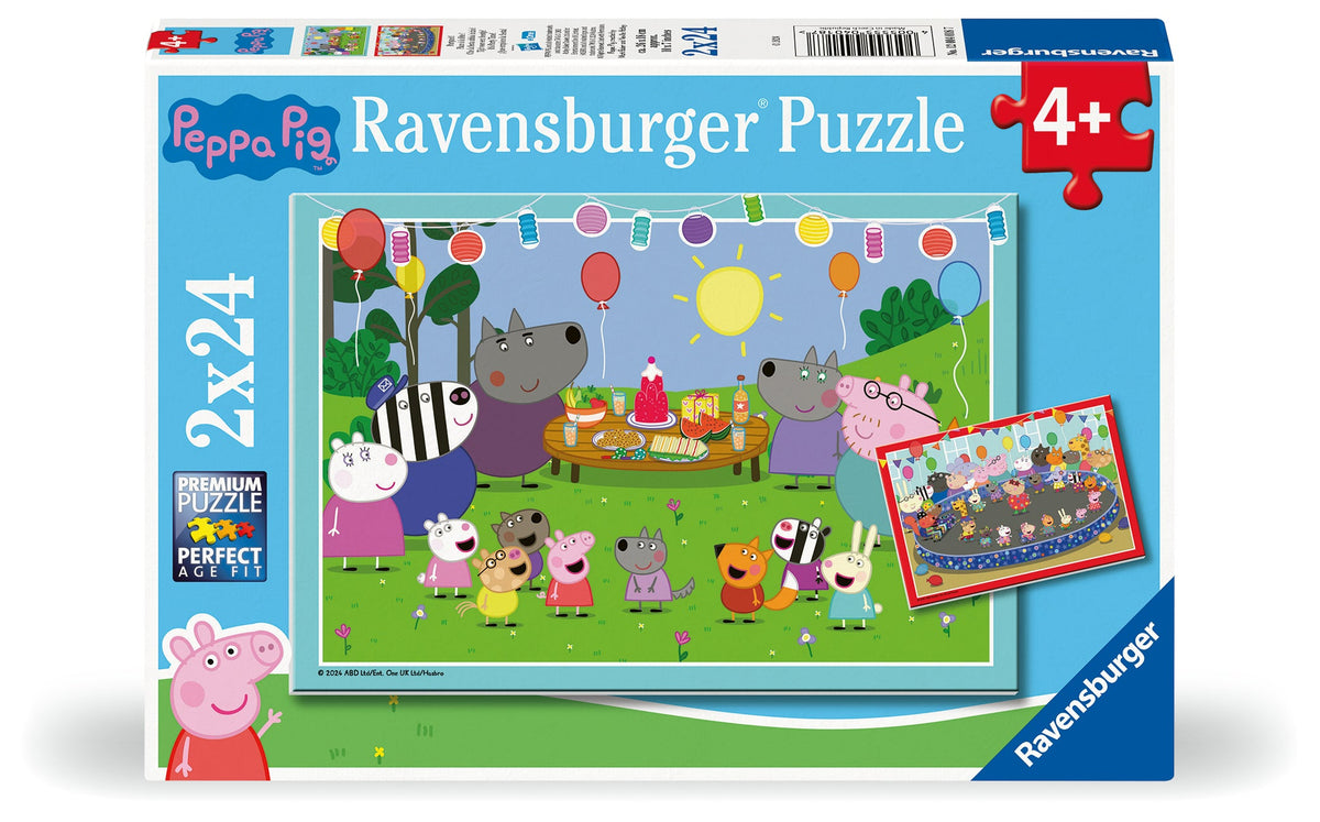 Peppa Pig: TBC 2x24pc [Ravensburger Puzzle]