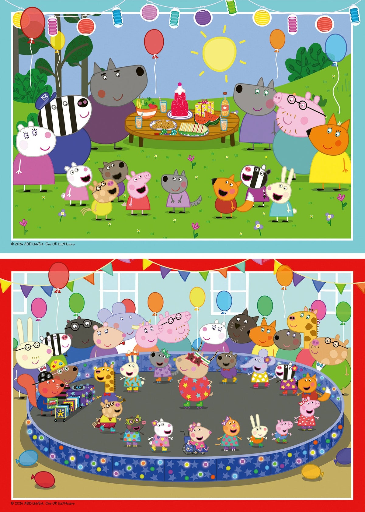 Peppa Pig: TBC 2x24pc [Ravensburger Puzzle]