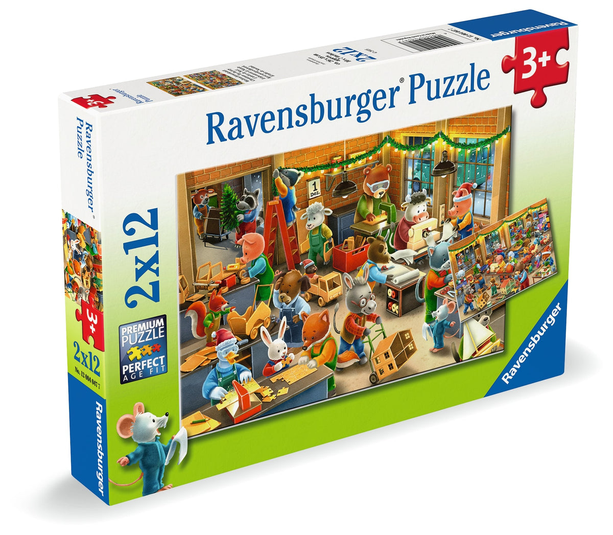 Christmas Toy Factory 2x24pc [Ravensburger Puzzle]