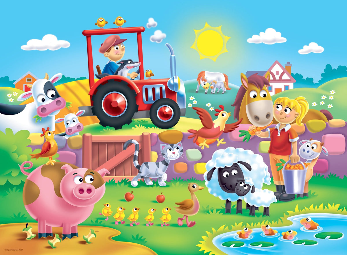 My First Floor Puzzle: Fun on the Farm 16pc [Ravensburger Puzzle]