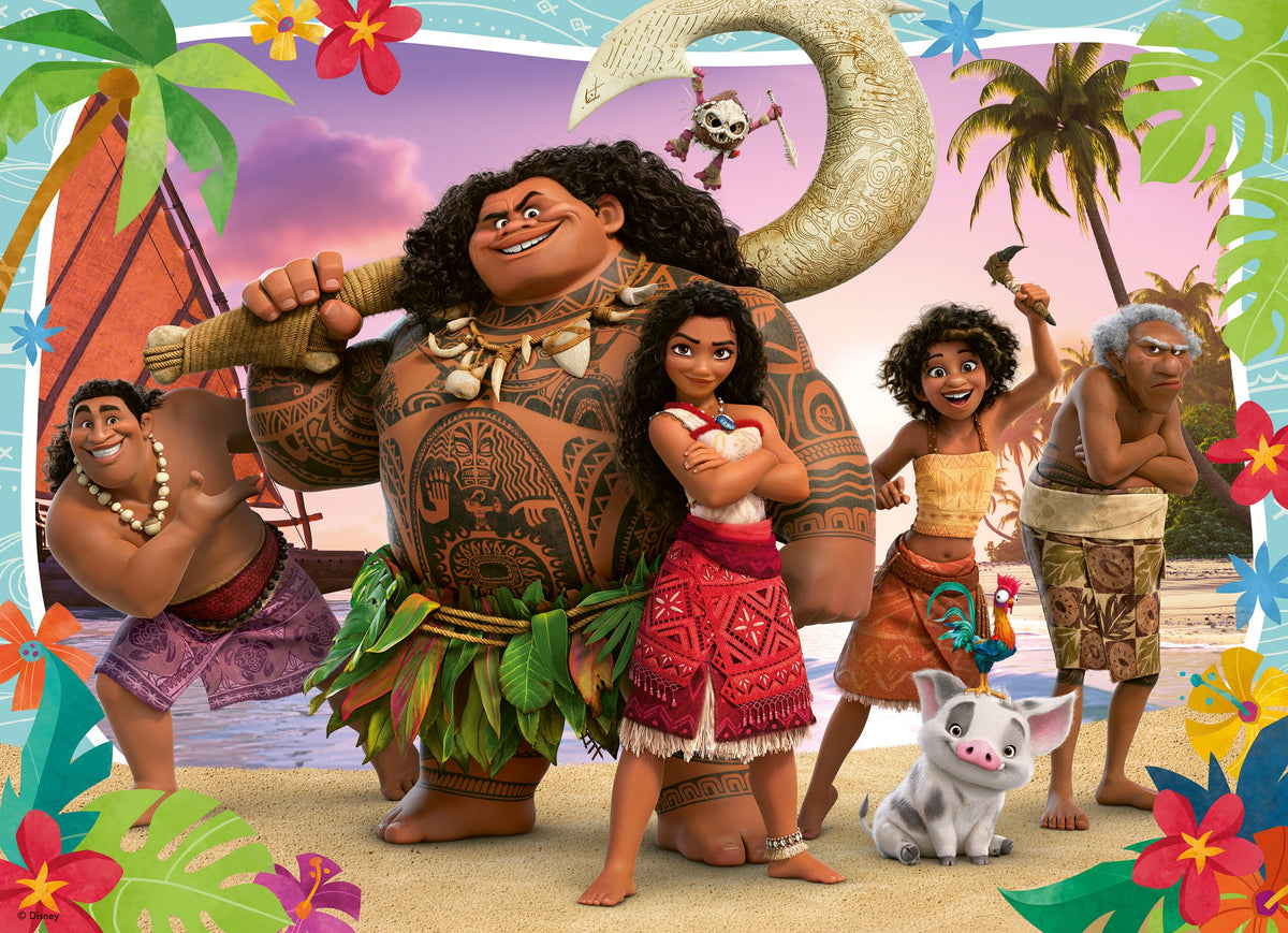 Disney Moana 2: Bumper Pack 4x100pc [Ravensburger Puzzle]