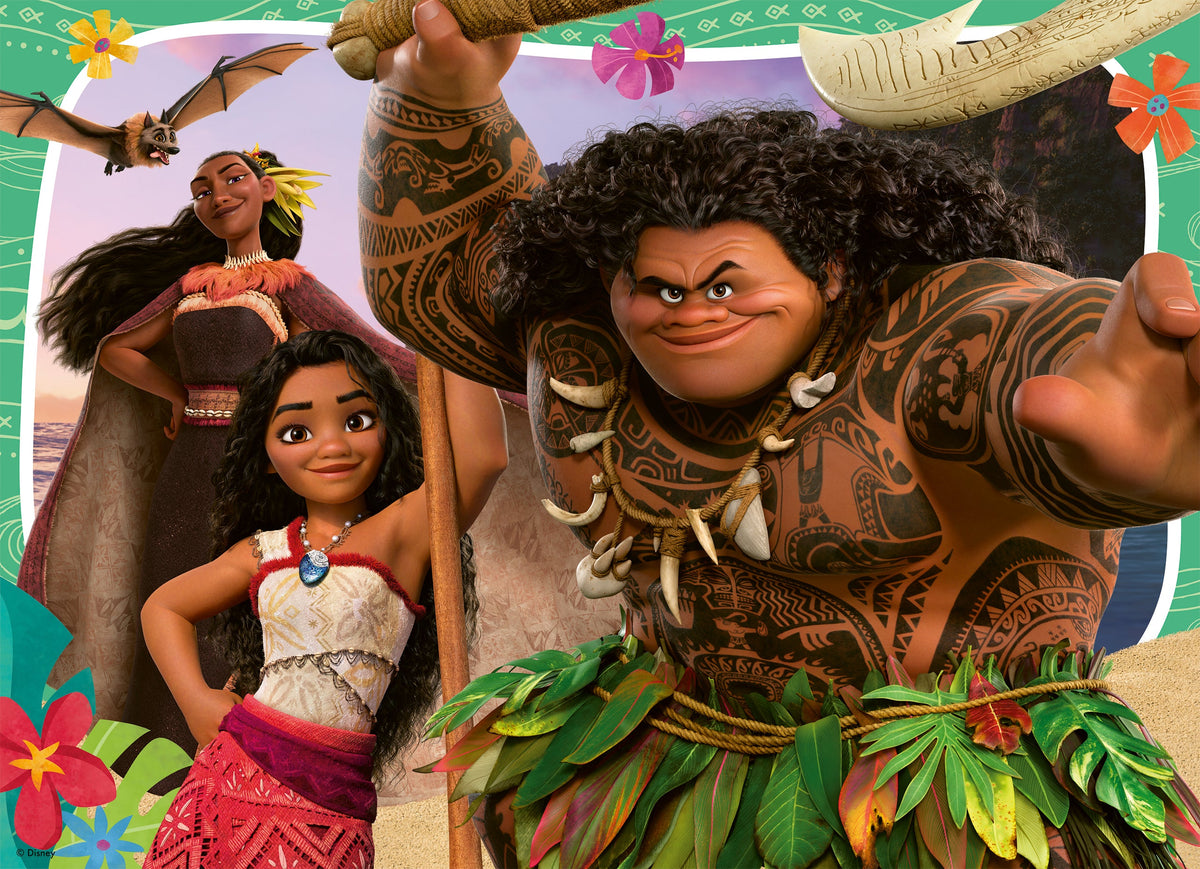 Disney Moana 2: Bumper Pack 4x100pc [Ravensburger Puzzle]