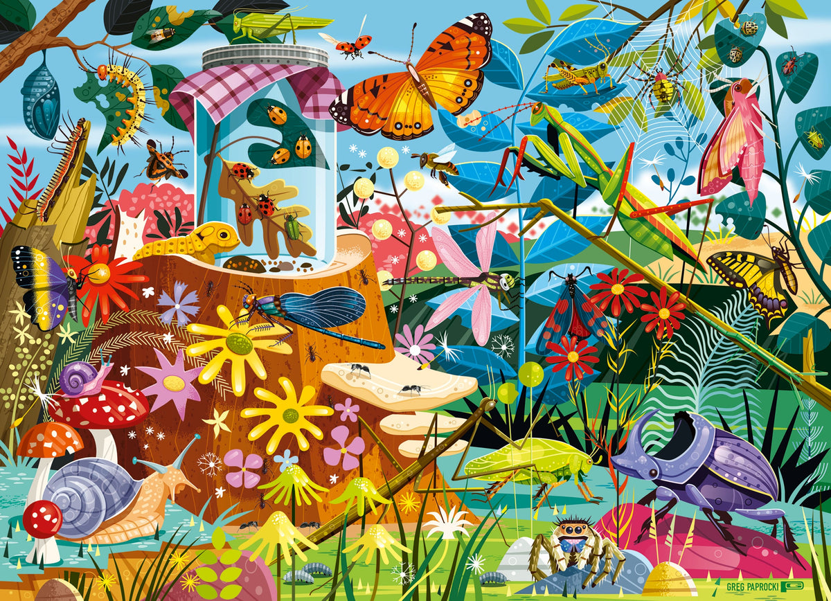 Greg Paprocki: Backyard Bug World 60pc [Ravensburger Puzzle]