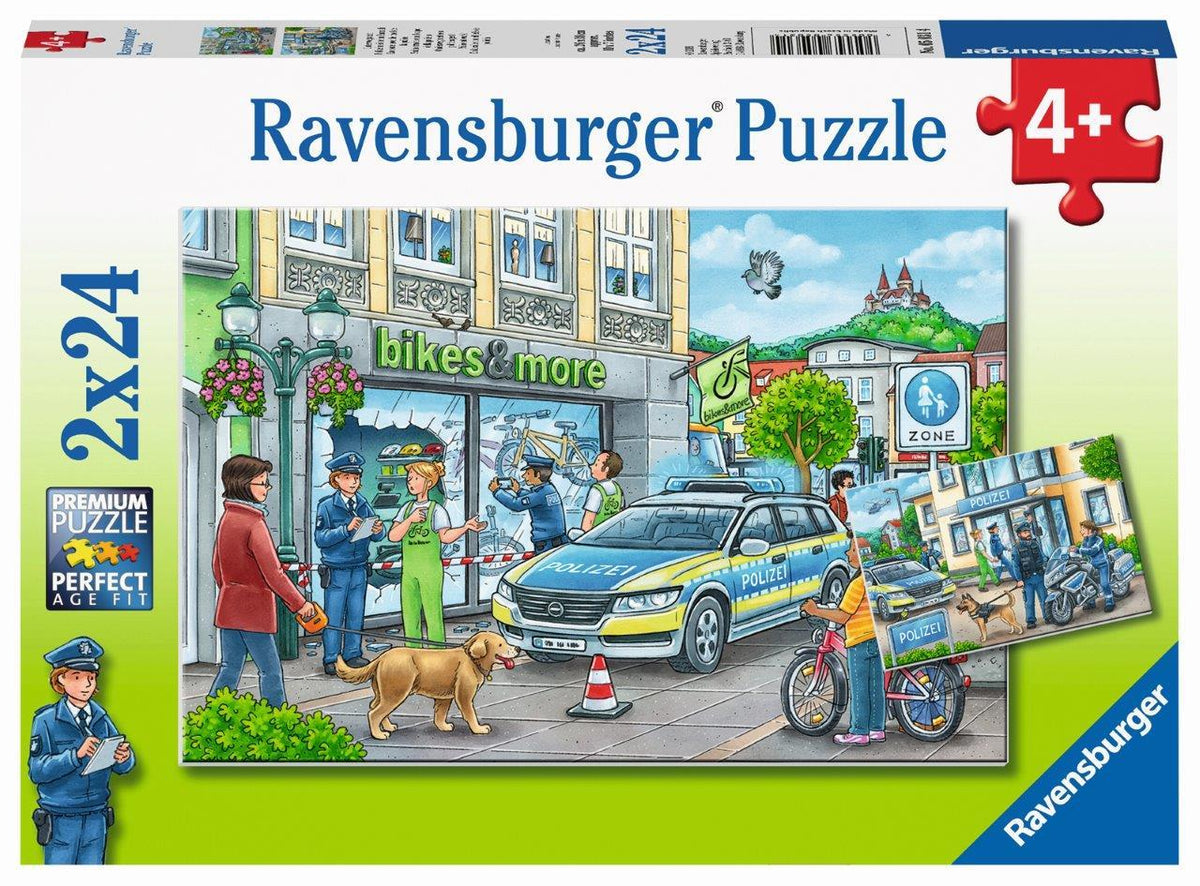 Police At Work! 2x24pc [Ravensburger Puzzle]