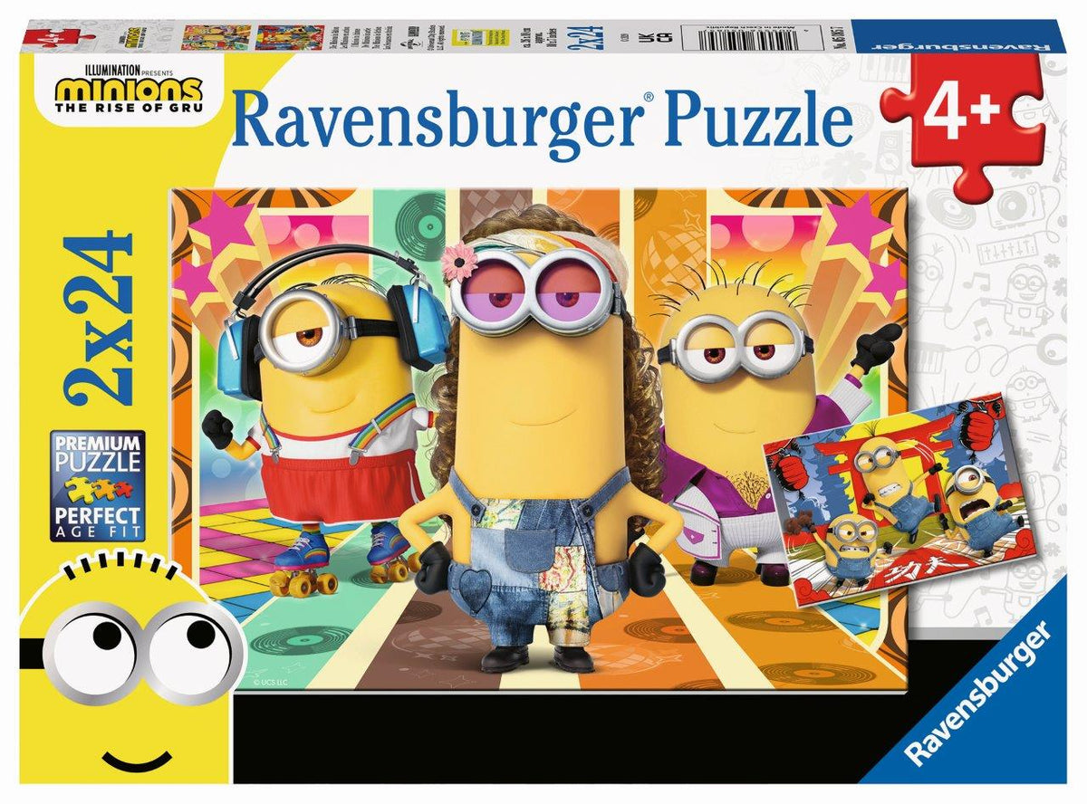 The Minions in Action 2x24pc [Ravensburger Puzzle]
