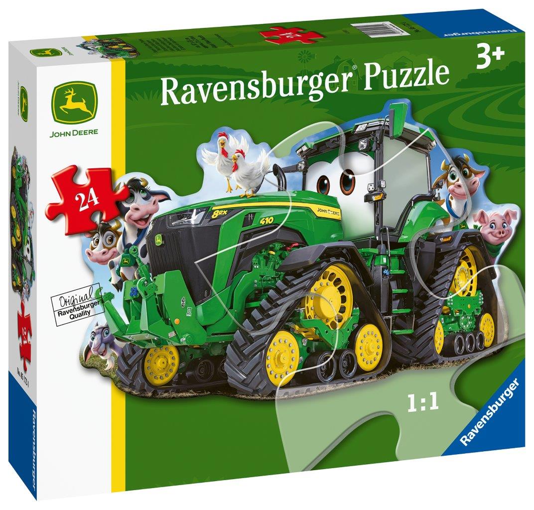 John Deere Tractor 24pc Shaped [Ravensburger Puzzle]