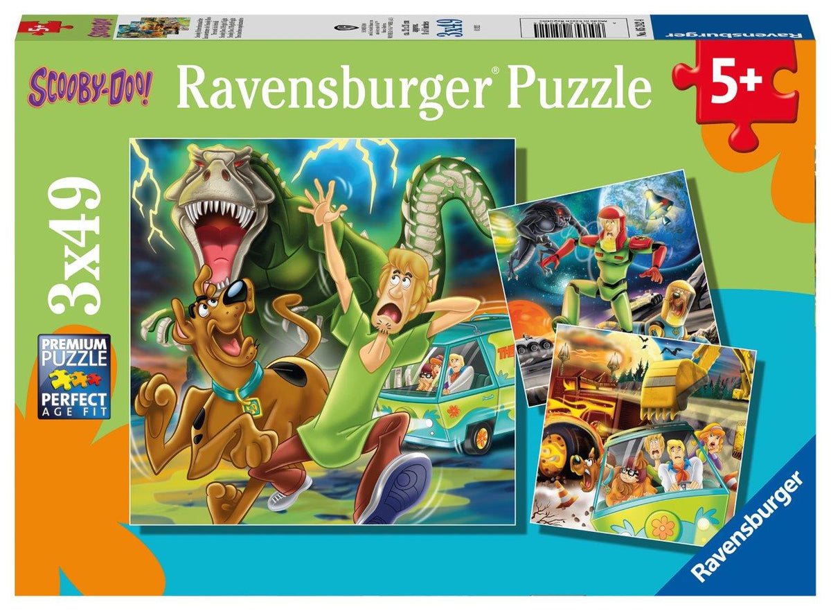 Scooby Doo 3x49pc [Ravensburger Puzzle]