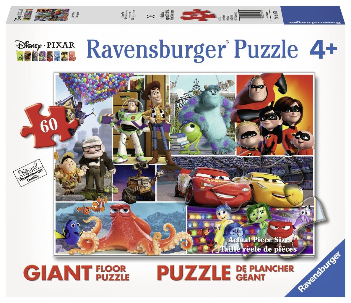 Pixar Friends Giant Floor 60pc [Ravensburger Puzzle]