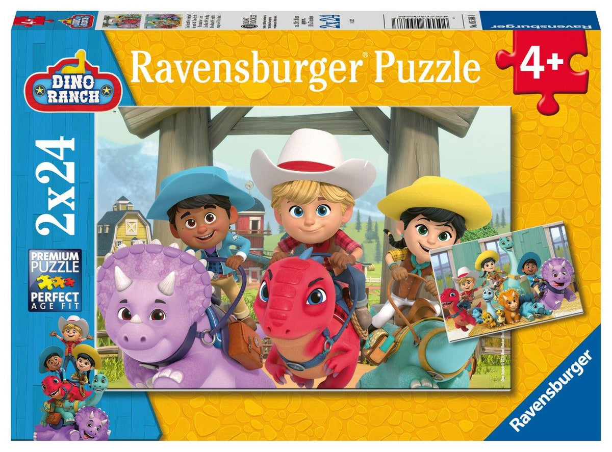 Dino Ranch - Friendship 2x24pc [Ravensburger Puzzle]