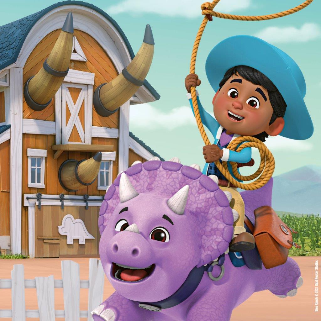 Dino Ranch - Jon, Min and Miguel 3x49pc [Ravensburger Puzzle]