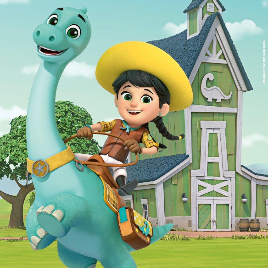 Dino Ranch - Jon, Min and Miguel 3x49pc [Ravensburger Puzzle]
