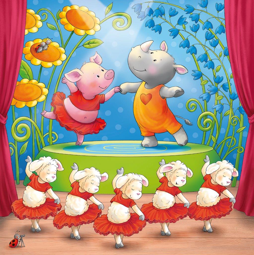 Animals On Stage 3x49pc [Ravensburger Puzzle]