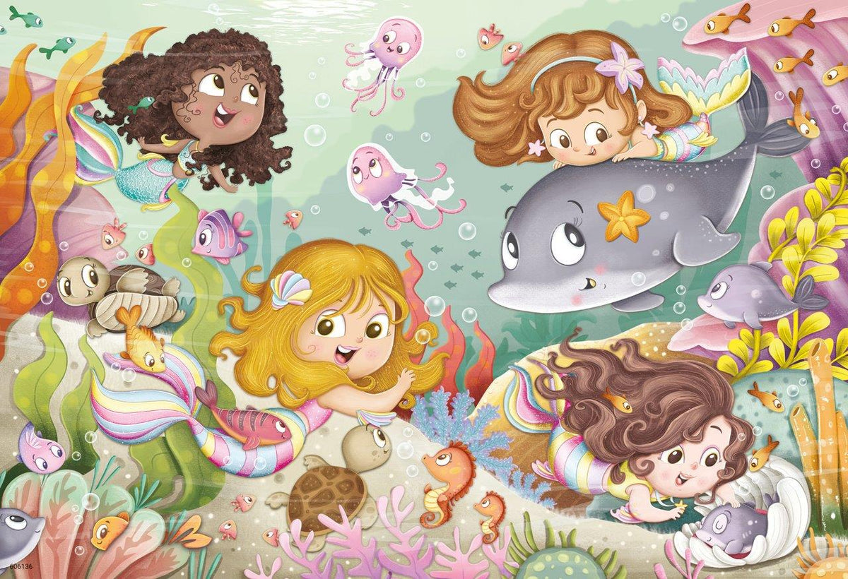 Fairies and Mermaids 2x12pc [Ravensburger Puzzle]