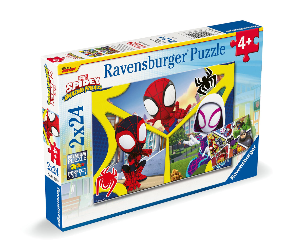 Marvel: Spidey & His Friends 2x24pc [Ravensburger Puzzle]