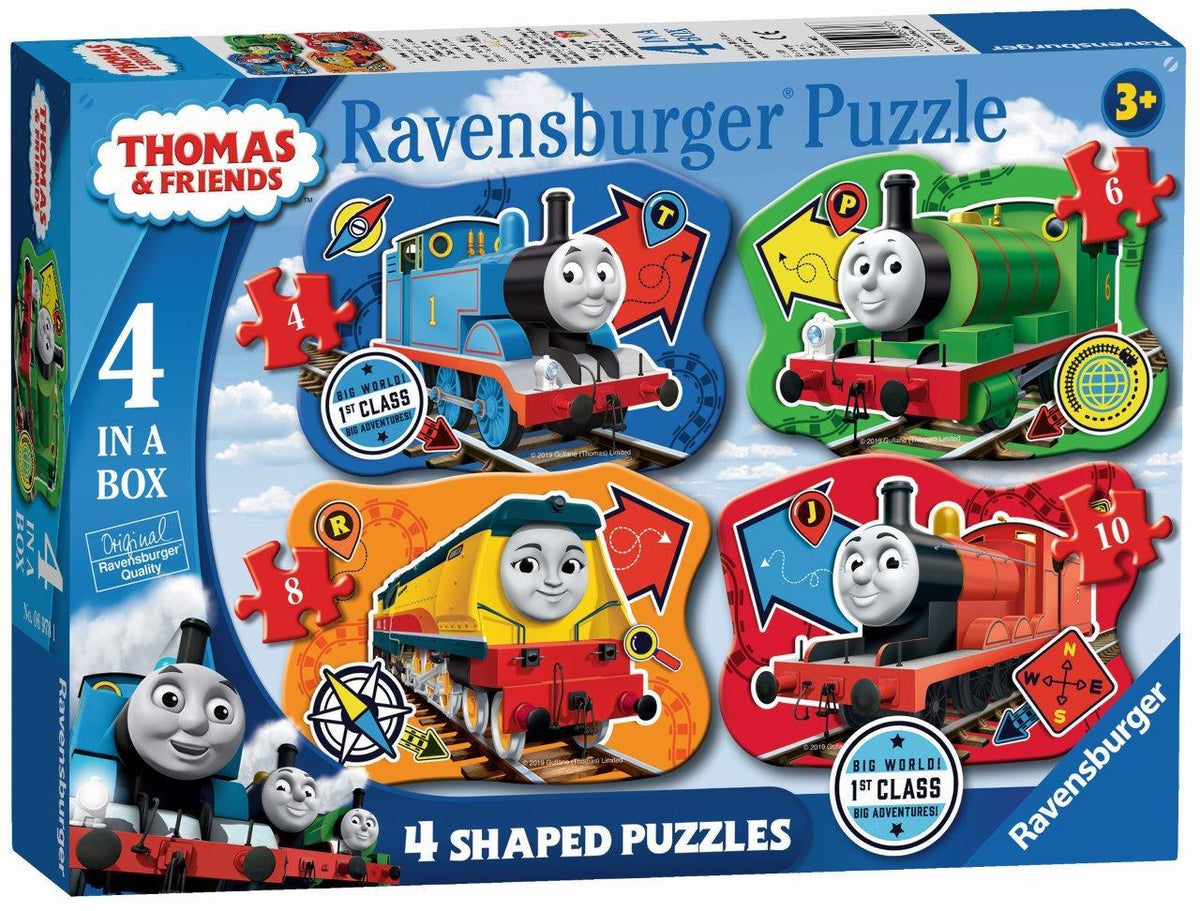 Thomas & Friends: 1st Class Big Adventures - 4, 6, 8 & 10pc Shaped Puzzles [Ravensburger Puzzle]