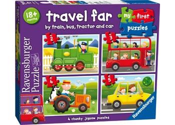 Travel Far My First Puzzle 2, 3, 4 &amp; 5pc (Ravensburger Puzzle)