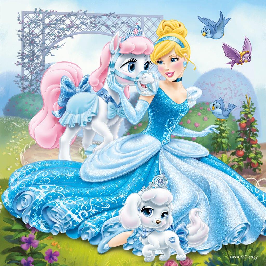 Disney Belle Cinderella Rapunzel 3x49pc [Ravensburger Puzzle]