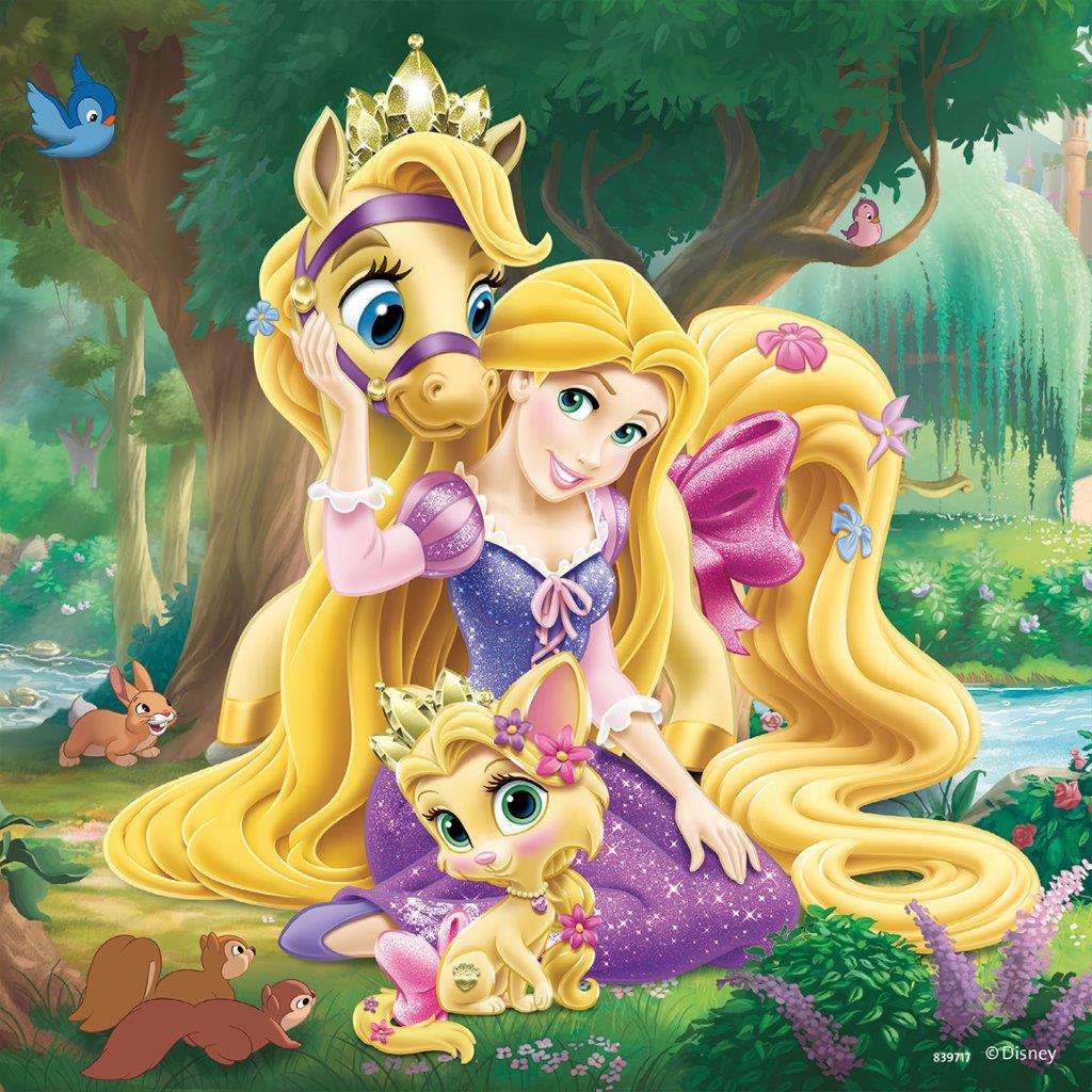 Disney Belle Cinderella Rapunzel 3x49pc [Ravensburger Puzzle]