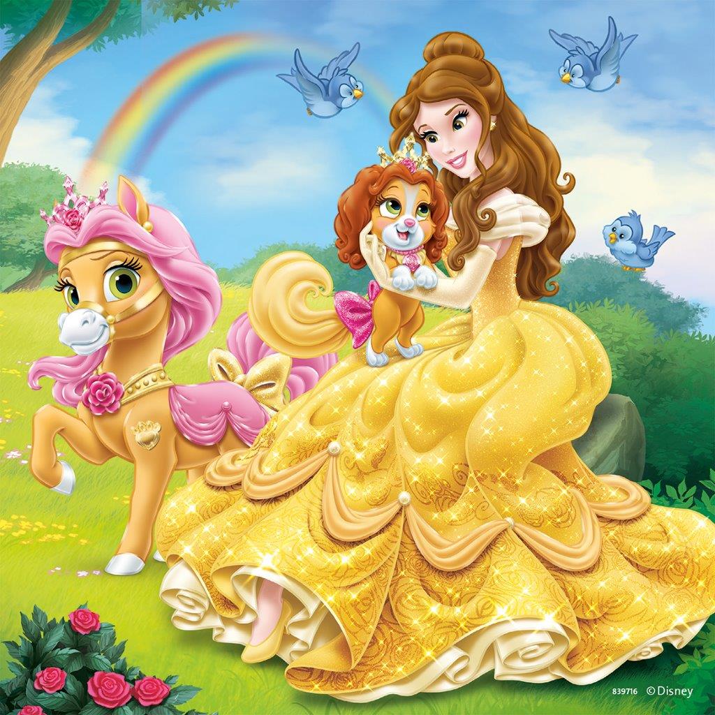 Disney Belle Cinderella Rapunzel 3x49pc [Ravensburger Puzzle]