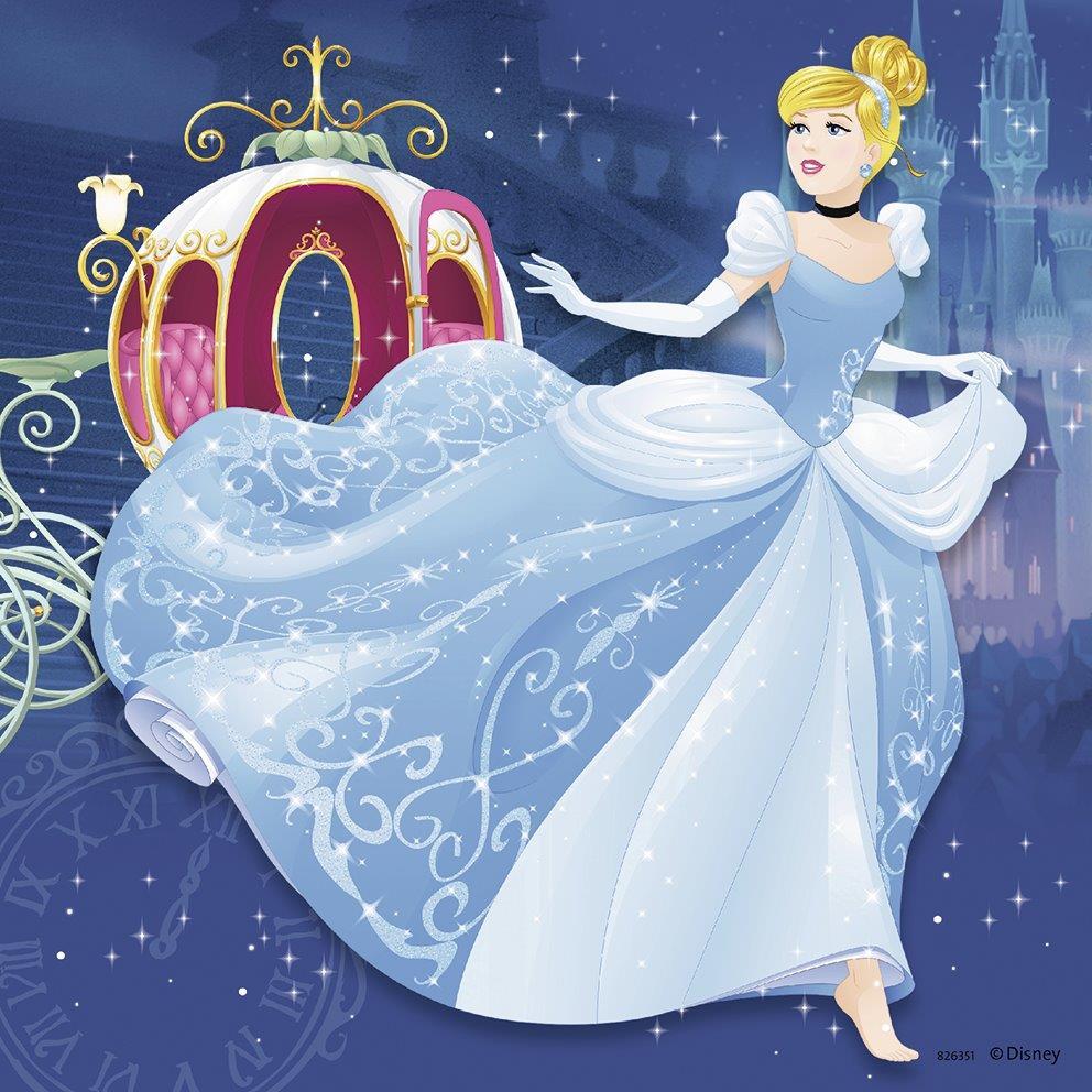 Disney Princesses Adventure 3x49pc [Ravensburger Puzzle]